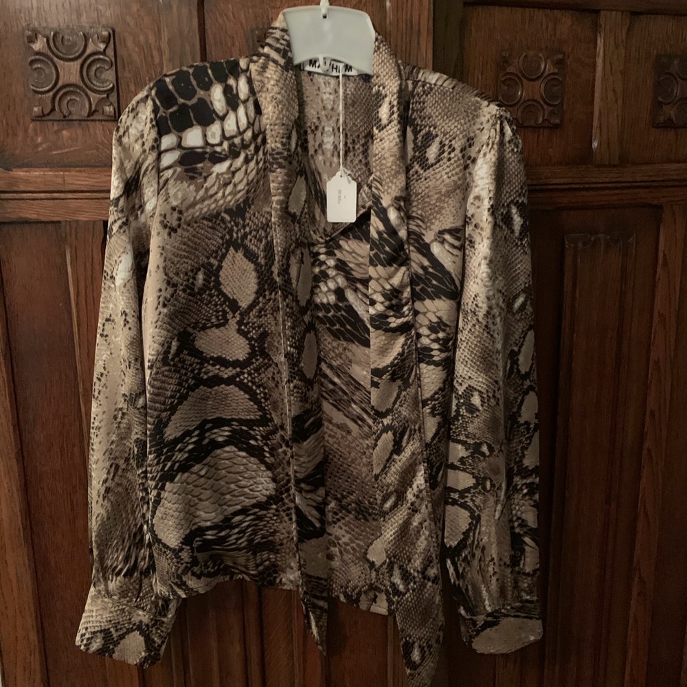 Animal print blouse - Picture 2 of 7